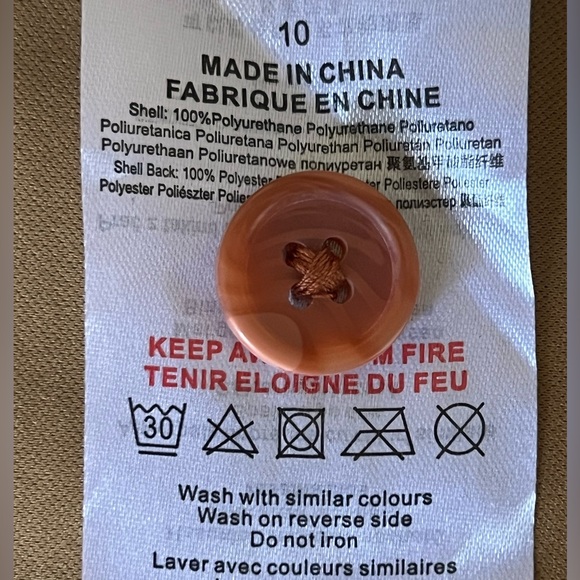 ThreadBare Faux Leather Button-Down shirt - Picture 8 of 10